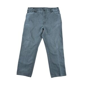 Dickies Carpenter Pants Men's 39x31 Green Relaxed Fit Canvas Utility‎ Workwear